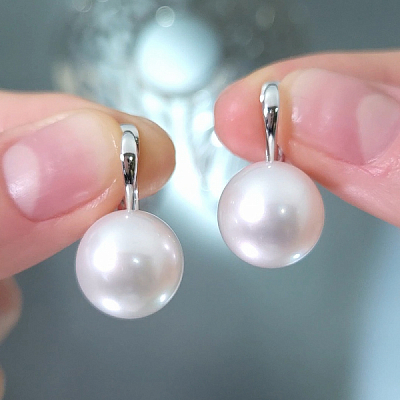 Серьги с жемчугом Южных морей