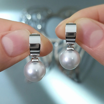 Серьги с жемчугом Южных морей