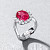Кольцо со шпинелью и бриллиантами