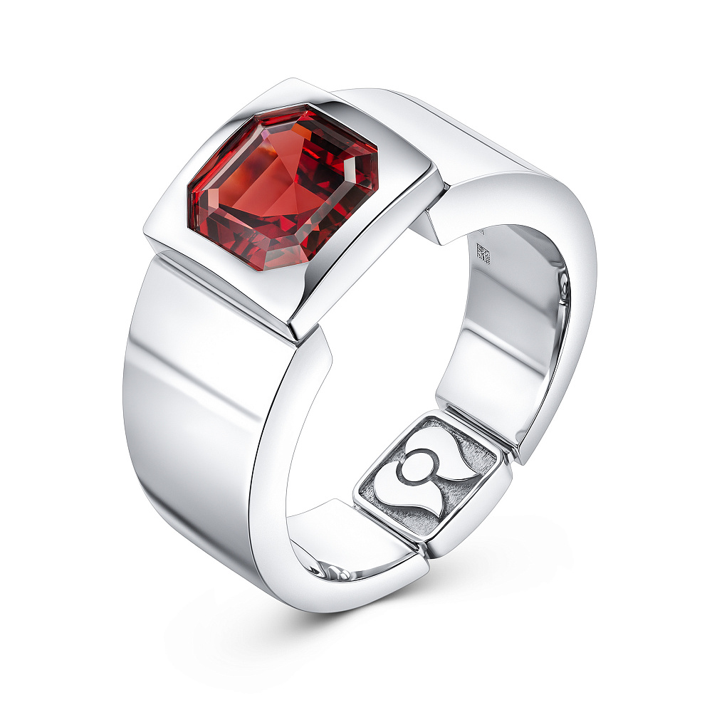 Кольцо с гранатом картинка 2